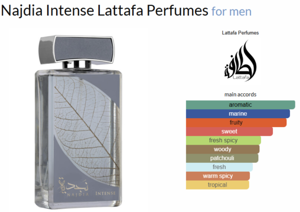 NAJDIA INTENSE LATTAFA - EAU DE PARFUM - 100 ML - عطر نجدية – Image 2